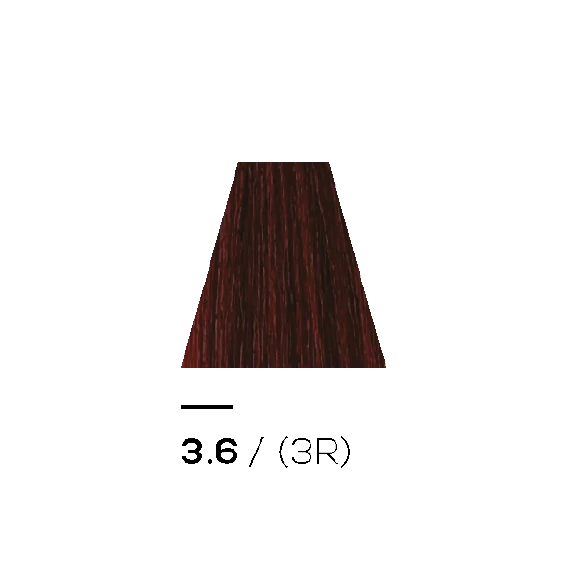 3.6 RED - KERATIN PLUS COLOR