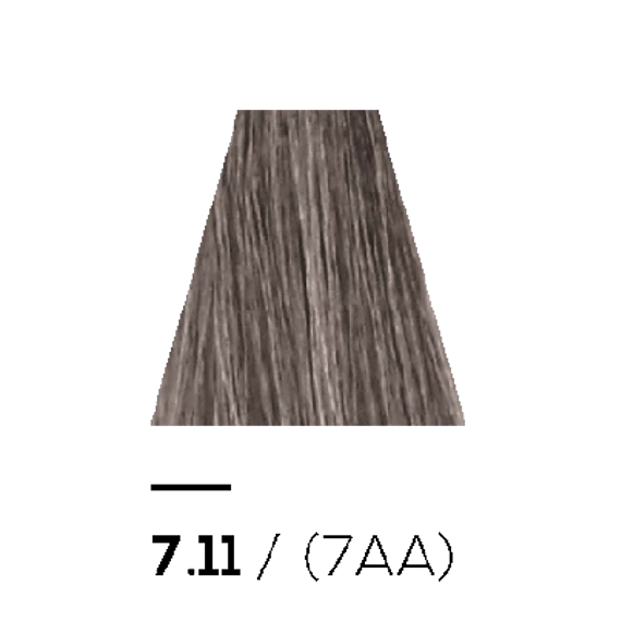 7.11 INTENSE ASH - KERATIN PLUS COLOR