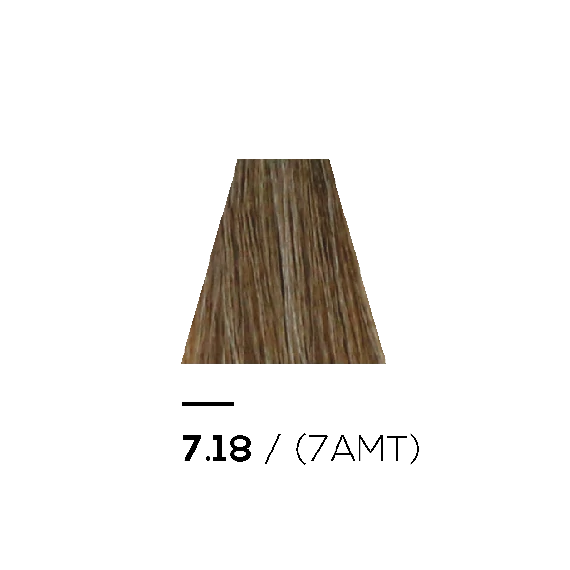 7.18 ASH MATTE - KERATIN PLUS COLOR