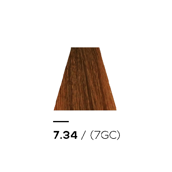 7.34 GOLDEN COPPER - KERATIN PLUS COLOR