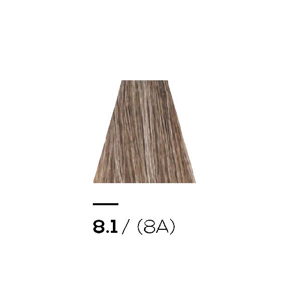 8.1 ASH - KERATIN PLUS COLOR