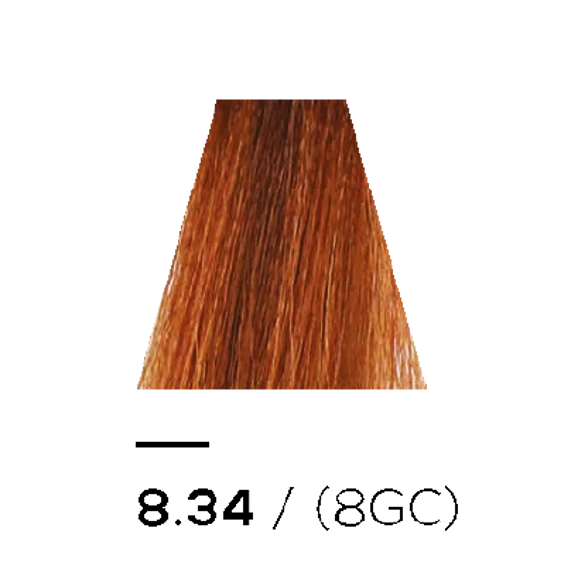 8.34 GOLDEN COPPER - KERATIN PLUS COLOR