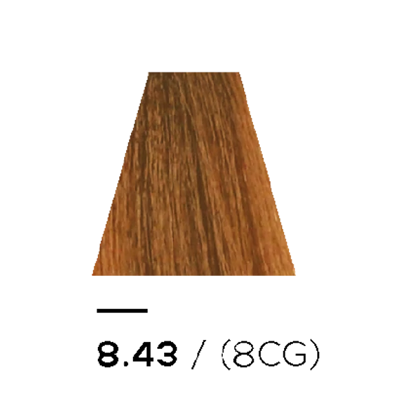 8.43 COPPER GOLD - KERATIN PLUS COLOR