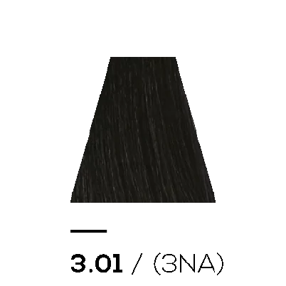 3.01 NATURAL ASH - KERATIN PLUS COLOR