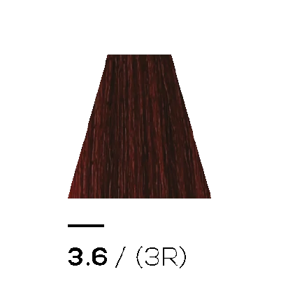 3.6 RED - KERATIN PLUS COLOR
