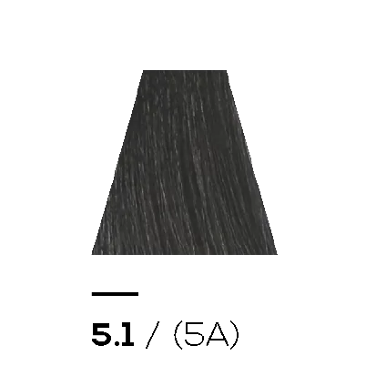 5,1 ASH - KERATIN PLUS COLOR