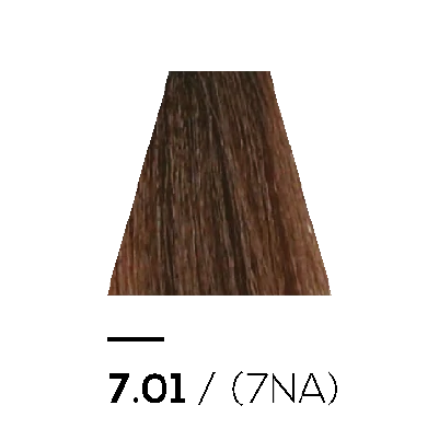 7.01 NATURAL ASH - KERATIN PLUS COLOR