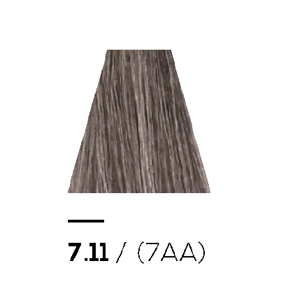 7.11 INTENSE ASH - KERATIN PLUS COLOR