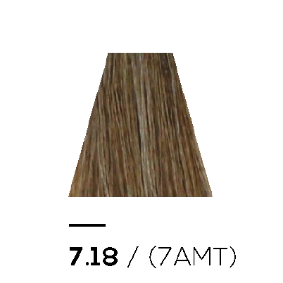 7.18 ASH MATTE - KERATIN PLUS COLOR
