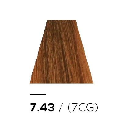 7.43 COPPER GOLD - KERATIN PLUS COLOR
