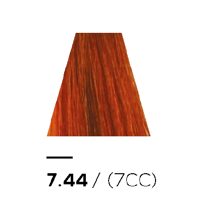 7.44 INTENSE COPPER - KERATIN PLUS COLOR