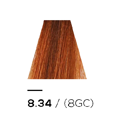 8.34 GOLDEN COPPER - KERATIN PLUS COLOR