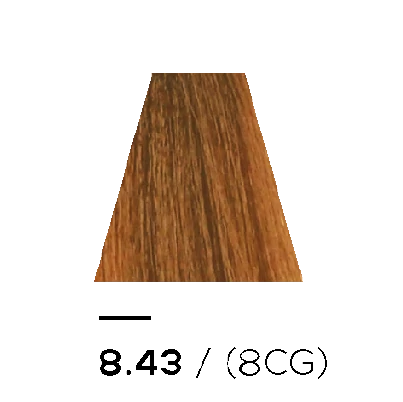 8.43 COPPER GOLD - KERATIN PLUS COLOR